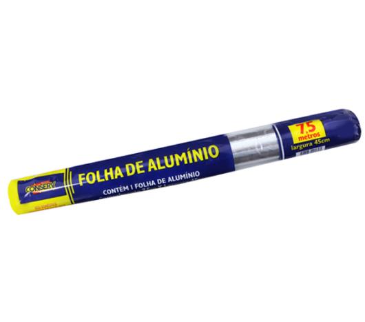 Papel alumínio Conserv 0.45x7.5cm - Imagem em destaque
