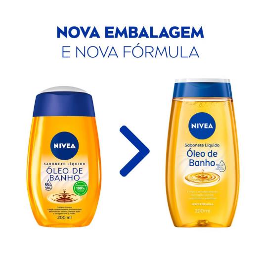 NIVEA Sabonete Líquido Óleo de Banho 200ml - Imagem em destaque