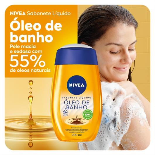 NIVEA Sabonete Líquido Natural Oil 200ml - Imagem em destaque