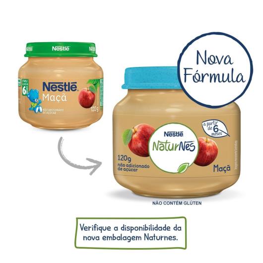 Papinha Nestlé Naturnes Maçã 120g - Imagem em destaque