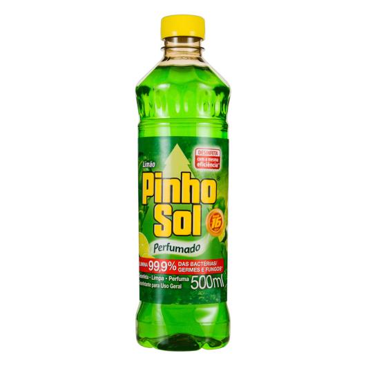 Desinfetante Uso Geral Limão Pinho Sol Frasco 500ml - Imagem em destaque
