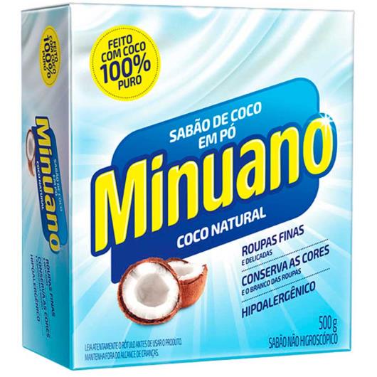 Detergente em pó Minuano de coco 500g - Imagem em destaque