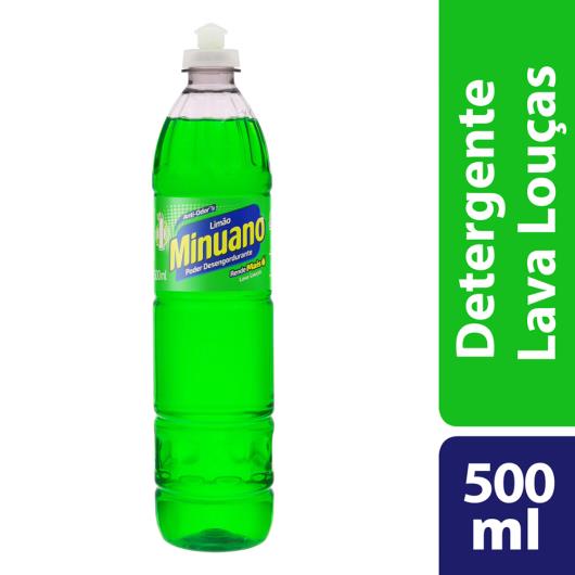 Lava-Louças Líquido Limão Minuano Squeeze 500ml - Imagem em destaque