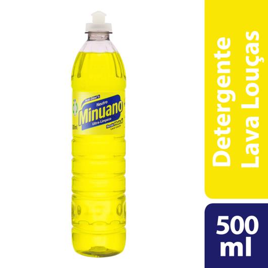 Lava-Louças Líquido Neutro Minuano Squeeze 500ml - Imagem em destaque