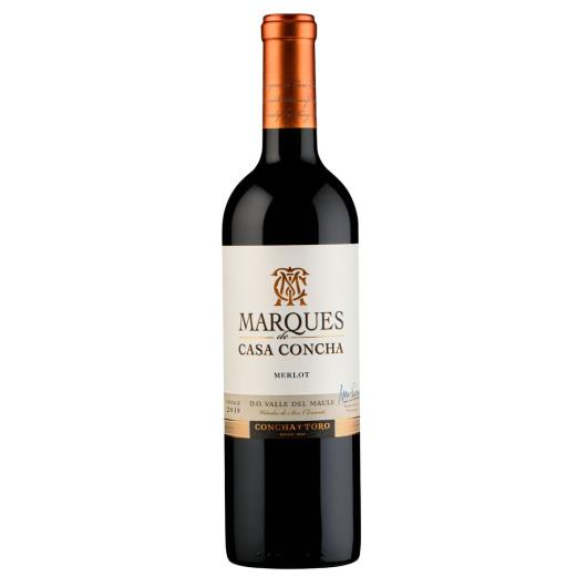 Vinho Chileno Tinto Seco Marques de Casa Concha Merlot Valle del Maule Garrafa 750ml - Imagem em destaque