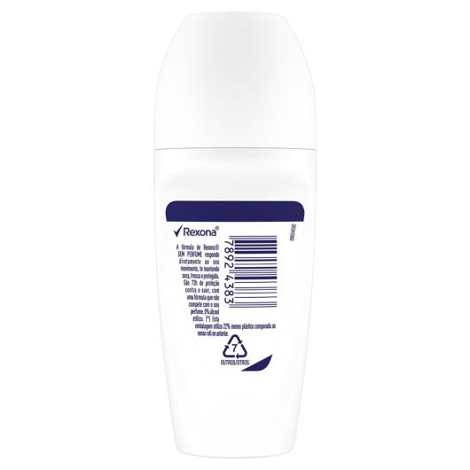 Antitranspirante Roll-On sem Perfume Rexona 50ml - Imagem em destaque