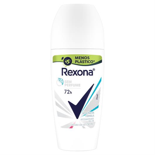 Antitranspirante Roll-On sem Perfume Rexona 50ml - Imagem em destaque