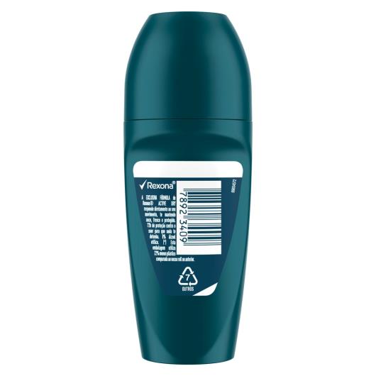 Desodorante roll on active dry Rexona Men 50ml - Imagem em destaque