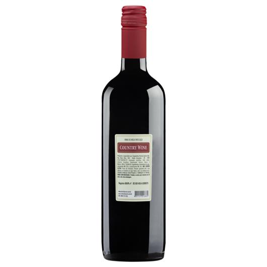Vinho Nacional Tinto Seco Country Wine 750ml - Imagem em destaque