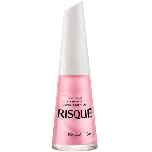 Esmalte Risqué cintilante pérola 8ml - Imagem em destaque