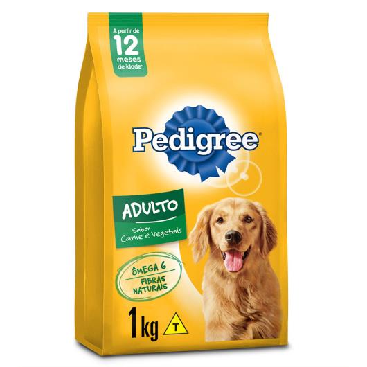 Alimento para Cães Adultos Raças Médias e Grandes Carne e Vegetais Pedigree 1kg - Imagem em destaque