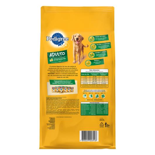 Alimento para Cães Adultos Raças Médias e Grandes Carne e Vegetais Pedigree 1kg - Imagem em destaque