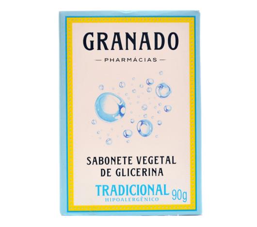 Sabonete Granado glicerina vegetal tradicional 90g - Imagem em destaque