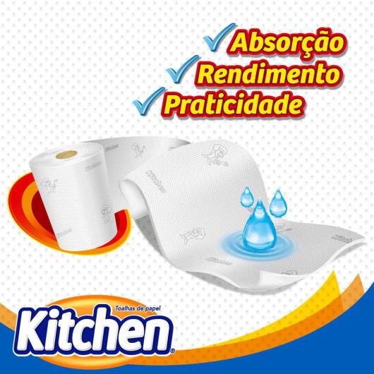 PAPEL TOALHA KITCHEN COM 2 ROLOS DE 60 FOLHAS CADA - Imagem em destaque