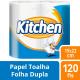 PAPEL TOALHA KITCHEN COM 2 ROLOS DE 60 FOLHAS CADA - Imagem 7896061920202.jpg em miniatúra