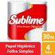 Papel Higiênico Sublime Folha Simples Neutro 4unids. - Imagem 341177.jpg em miniatúra