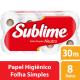 Papel higiênico Sublime 30 metros 8 unidades - Imagem 341185.jpg em miniatúra