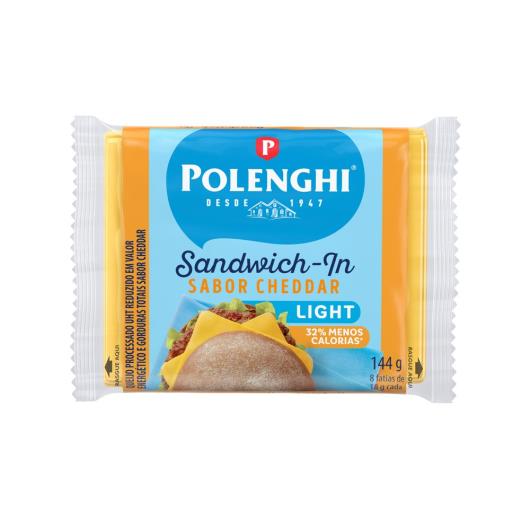 Queijo Polenghi cheddar sandwich light 144g - Imagem em destaque