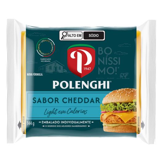 Queijo Processado Polenghi Cheddar Light 144g - Imagem em destaque