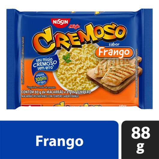 Macarrão Instantâneo Frango Nissin Miojo Cremoso Pacote 88g - Imagem em destaque