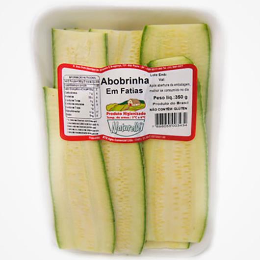 Abobrinha Naturelle Italiana Fatiada 350g - Imagem em destaque