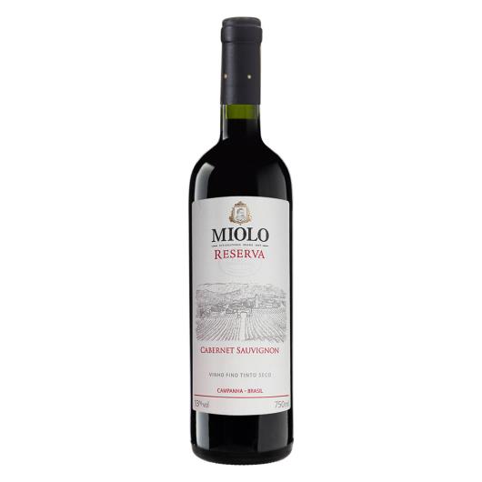 Vinho Nacional Tinto Seco Reserva Miolo Cabernet Sauvignon Campanha Garrafa 750ml - Imagem em destaque