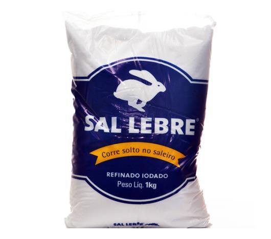 Sal refinado Lebre 1kg - Imagem em destaque