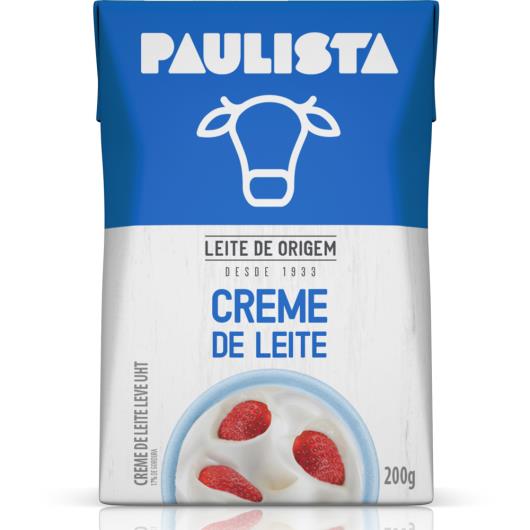 Creme de leite Paulista UHT 200g - Imagem em destaque