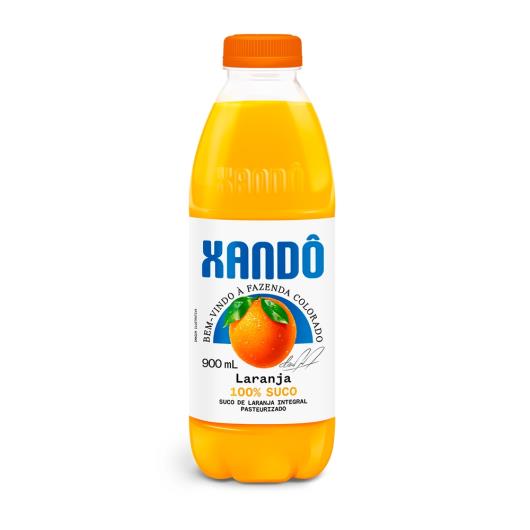 Suco de Laranja Integral Xandô 100% Suco Sem adição de Açúcar Aditivos e Conservantes Selo Kosher Sem Gluten 900ml - Imagem em destaque