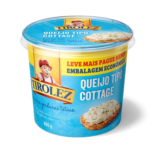 Queijo tipo cottage Tirolez 400g - Imagem em destaque