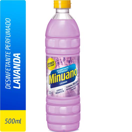 DESINFETANTE MINUANO LAVANDA 500ML - Imagem em destaque
