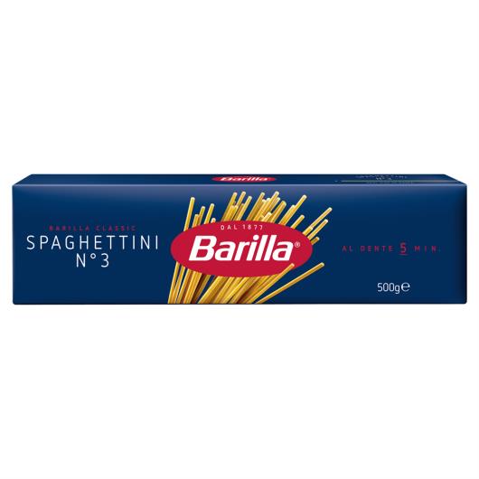 Macarrão Spaghettini n3 Grano Duro Barilla 500g - Imagem em destaque