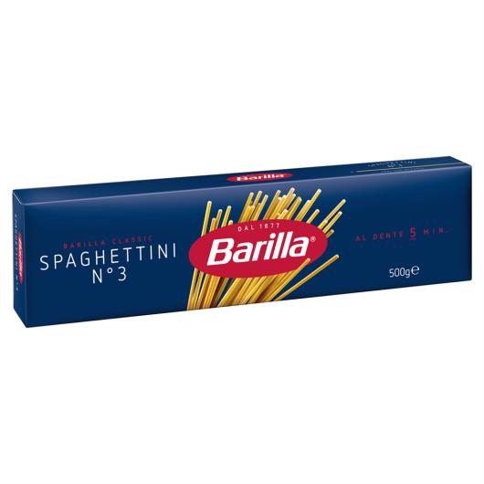 Macarrão Grano Duro Spaghettini N.3 Barilla 500g - Imagem em destaque