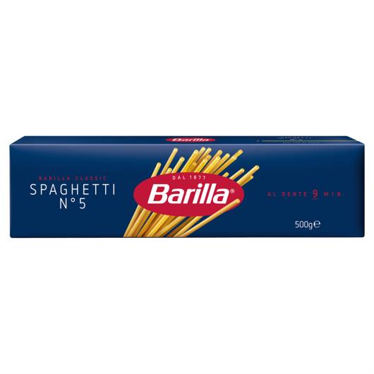 Macarrão Spaghetti nº5 Grano Duro Barilla 500g - Imagem em destaque