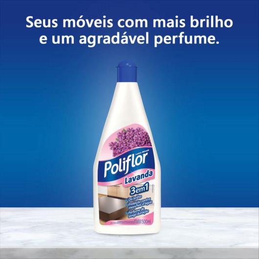 Lustra móveis Poliflor lavanda 500ml - Imagem em destaque