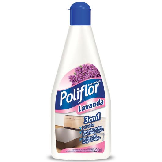 Lustra móveis Poliflor lavanda 200ml - Imagem em destaque