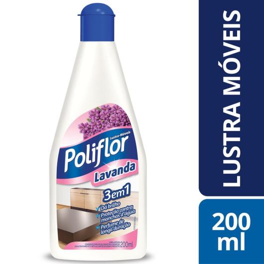 Lustra móveis Poliflor lavanda 200ml - Imagem em destaque