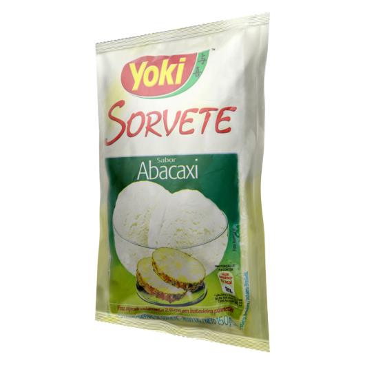 Pó para Sorvete Abacaxi Yoki Pacote 150g - Imagem em destaque