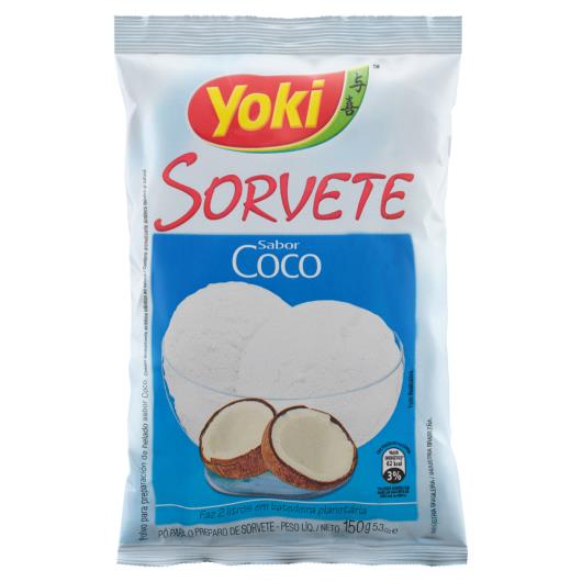 Pó para Sorvete Coco Yoki Pacote 150g - Imagem em destaque