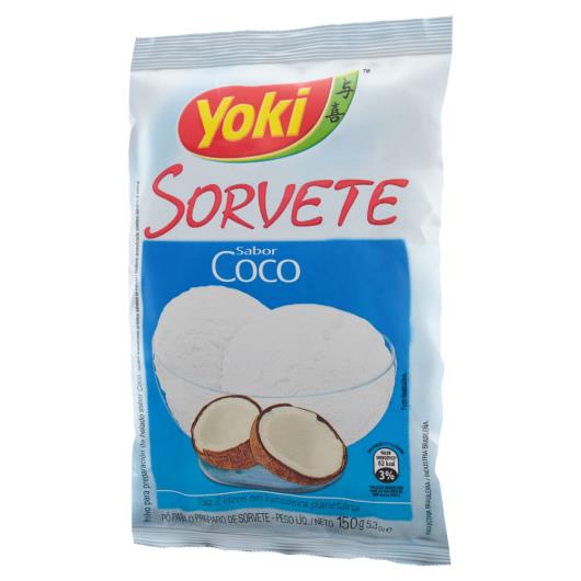 Pó para Sorvete Coco Yoki Pacote 150g - Imagem em destaque