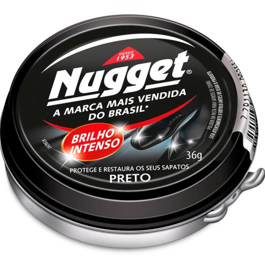 Pasta Nugget para calçado negro preto 36 g - Imagem em destaque