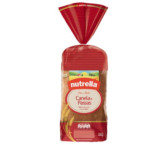 Pão Nutrella canela e passas 400g - Imagem em destaque
