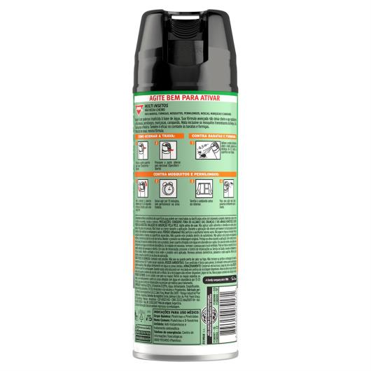 Inseticida Aerossol Multi-Insetos Base Água Baygon Frasco 285ml Spray - Imagem em destaque