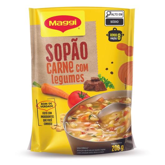 Sopão MAGGI Carne com Legumes 200g - Imagem em destaque