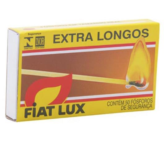 Fósforo Fiat lux extra longo com 50 unidades - Imagem em destaque