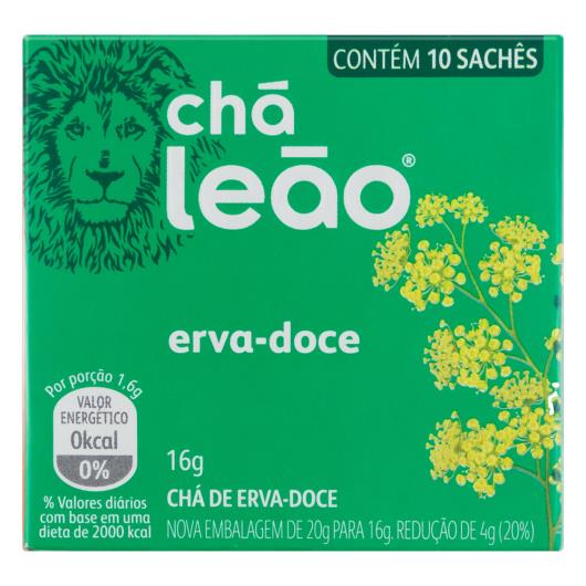 Chá erva doce Leão 16g - Imagem em destaque