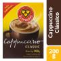 Cappuccino Solúvel Classic 3 Corações Caixa 200g 10 Sachês