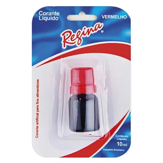 Corante Regina Líquido Vermelho 10ml - Imagem em destaque