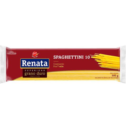 Macarrão superiore spaghettini n°10 Renata 500g - Imagem em destaque