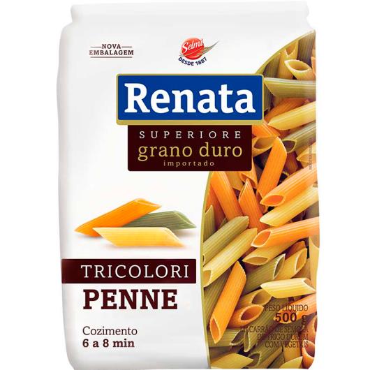 Macarrão Renata penne tricolori 500g - Imagem em destaque